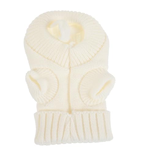 TOYANDONA Haustier Warmer Pullover Körperpflege Hund Kleiner Welpe Ding Hundewesten für kleine Hunde lustig entzückendes Hundekleid Winterhundkostüm Polyester Beige TOYANDONA Haustier Warmer Pullover Körperpflege Hund Kleiner Welpe Ding Hundewesten für kleine Hunde lustig entzückendes Hundekleid Winterhundkostüm Polyester Beige von TOYANDONA