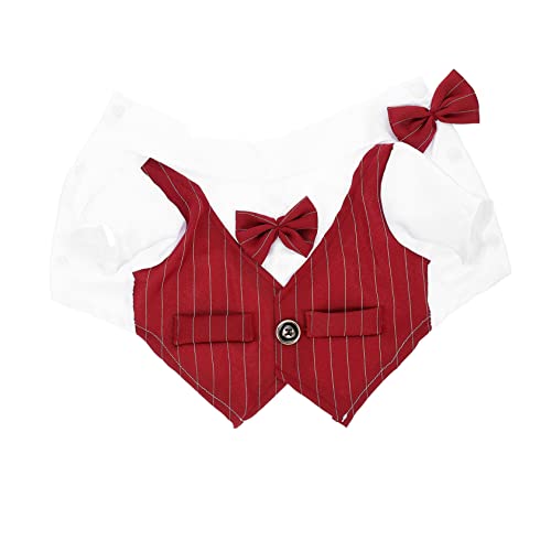 TOYANDONA Hundeanzug Für Hochzeit Party Kleidung Formelle Kleid Für Rüden Welpenhemd Haustierkostüm Katzenkostüm Dekorative Kleidung Für Hund von TOYANDONA