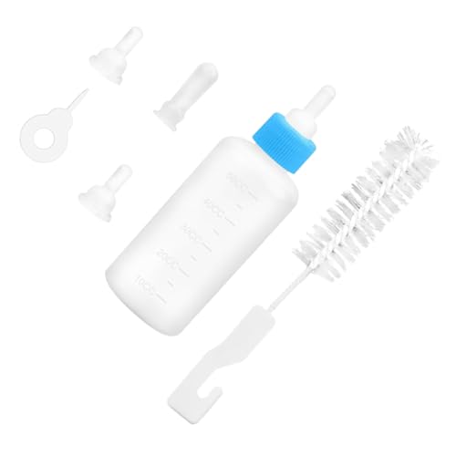 TOYANDONA Haustierflasche Hunde Stillbedarf Haustier Fütterungsflaschen Haustier Silikonflasche Kätzchen Stillflasche Kätzchenflasche Katzenmilch Futterspender Welpenflaschen Zum von TOYANDONA