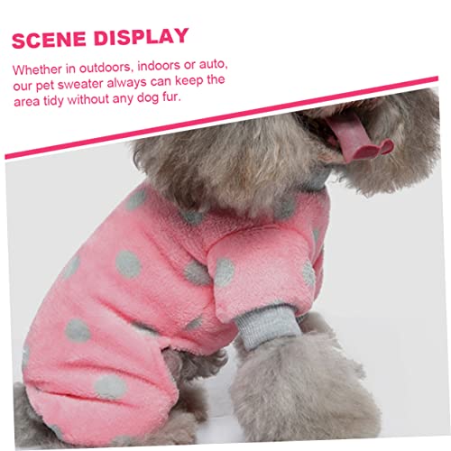 TOYANDONA Haustierkleidung Pyjama Für Hunde Kalt Hunde Gepolstert Hund Hund Haustier Warmer Mantel Für Winter Warme Haustierkleidung Hunde-Pyjama Welpenkleidung Hundepyjama Rosa Polyester TOYANDONA Haustierkleidung Pyjama Für Hunde Kalt Hunde Gepolstert Hund Hund Haustier Warmer Mantel Für Winter Warme Haustierkleidung Hunde-Pyjama Welpenkleidung Hundepyjama Rosa Polyester von TOYANDONA