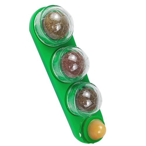 TOYANDONA Haustierspielzeug Kätzchenbedarf Interaktives Katzenspielzeug Wandspielzeug Für Den Innenbereich Katzenkauspielzeug Kätzchenspielzeug Katzenball Katzenminzbälle Grün TOYANDONA Haustierspielzeug Kätzchenbedarf Interaktives Katzenspielzeug Wandspielzeug Für Den Innenbereich Katzenkauspielzeug Kätzchenspielzeug Katzenball Katzenminzbälle Grün von TOYANDONA