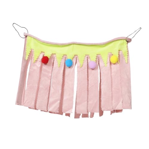 TOYANDONA Haustierzelt Hamster Versteck Tier Schlafzelt Plüsch Tierzelt Pet Tent für Kleintiere Hamster zubehör hängematte Winter Hamsterbett Einstreu für Meerschweinchenkäfige gefühlt Rosa von TOYANDONA