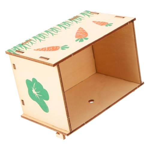 TOYANDONA Heu Futterstation aus Holz Naturbelassener Futterhalter für Hamster und Kleintiere Praktischer und Sicherer Heu Spender zu Reinigen und Tragbar TOYANDONA Heu Futterstation aus Holz Naturbelassener Futterhalter für Hamster und Kleintiere Praktischer und Sicherer Heu Spender zu Reinigen und Tragbar von TOYANDONA