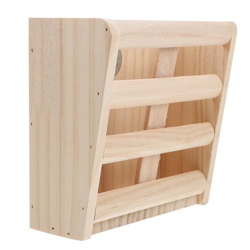 TOYANDONA Heu Rack aus Holz Futterspender für Meerschweinchen und Kleintiere Stabiler Käfig Zubehör Minimiert Heu Abfall zu Installieren Design Sicher TOYANDONA Heu Rack aus Holz Futterspender für Meerschweinchen und Kleintiere Stabiler Käfig Zubehör Minimiert Heu Abfall zu Installieren Design Sicher von TOYANDONA