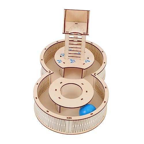 TOYANDONA Hamster Labyrinth Spielzeug aus Holz Kreatives Kletter und Tunnelspielzeug für Kleintiere Aktivitätsförderndes Haustier Spielzeug für Hamster Meerschweinchen und Ähnliche Tiere von TOYANDONA