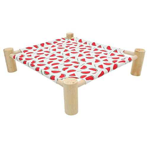 TOYANDONA Waschbares Katzenbett Erhöhte Katzenliege Für Innenräume Kühle Sommerbett Für Haustiere Für Katzen Und Kleine Hunde Wassermelone TOYANDONA Waschbares Katzenbett Erhöhte Katzenliege Für Innenräume Kühle Sommerbett Für Haustiere Für Katzen Und Kleine Hunde Wassermelone von TOYANDONA
