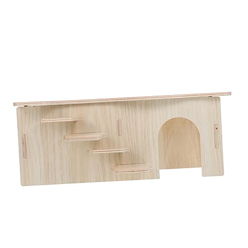TOYANDONA Hamsterversteck Holz Multifunktionales Hamsterhaus Mit Leiter Kleines Mäusehabitat Für Kleintiere Süßes Hamsterlabyrinth Für Spiel Und Ruhe Für Hamster Und Andere Kleine TOYANDONA Hamsterversteck Holz Multifunktionales Hamsterhaus Mit Leiter Kleines Mäusehabitat Für Kleintiere Süßes Hamsterlabyrinth Für Spiel Und Ruhe Für Hamster Und Andere Kleine von TOYANDONA