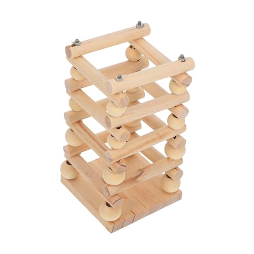 TOYANDONA Holz Futterstation für Kaninchen Multifunktionaler Heuständer mit für Heu und Gras für Kleine Haustiere Wie Hamster Meerschweinchen und Chinchillas TOYANDONA Holz Futterstation für Kaninchen Multifunktionaler Heuständer mit für Heu und Gras für Kleine Haustiere Wie Hamster Meerschweinchen und Chinchillas von TOYANDONA