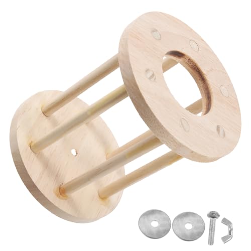 TOYANDONA Holz Futterstation für Kleintiere Hamster Grass Rack Design Futterverschwendung Langsames Fressen Fördernd Passend für Hamster und Kaninchen Käfige TOYANDONA Holz Futterstation für Kleintiere Hamster Grass Rack Design Futterverschwendung Langsames Fressen Fördernd Passend für Hamster und Kaninchen Käfige von TOYANDONA
