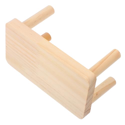 TOYANDONA Holz Hamster Spielplatz Plattform Langlebige und Praktische Kletterplattform für Kleine Haustiere zur Platzierung von Futternapf und Wassernapf im Käfig Fördert TOYANDONA Holz Hamster Spielplatz Plattform Langlebige und Praktische Kletterplattform für Kleine Haustiere zur Platzierung von Futternapf und Wassernapf im Käfig Fördert von TOYANDONA