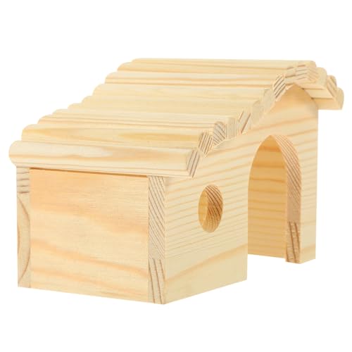 TOYANDONA Holz Hamsterhaus Selbstbau Versteck aus Naturholz Ungiftig Geeignet für Zwerghamster Mäuse Meerschweinchen Gemütliches Nest Kauspielzeug für Kleine Kleintiere TOYANDONA Holz Hamsterhaus Selbstbau Versteck aus Naturholz Ungiftig Geeignet für Zwerghamster Mäuse Meerschweinchen Gemütliches Nest Kauspielzeug für Kleine Kleintiere von TOYANDONA