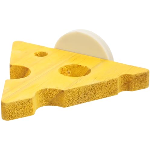 TOYANDONA Holz Sitzstange für Papageien aus Massivem Robustem Naturholz Natürliche Krallenpflege Stabiler Vogelkäfig Stand mit Erweitertem Platzangebot für Große Papageien und Kleintiere von TOYANDONA