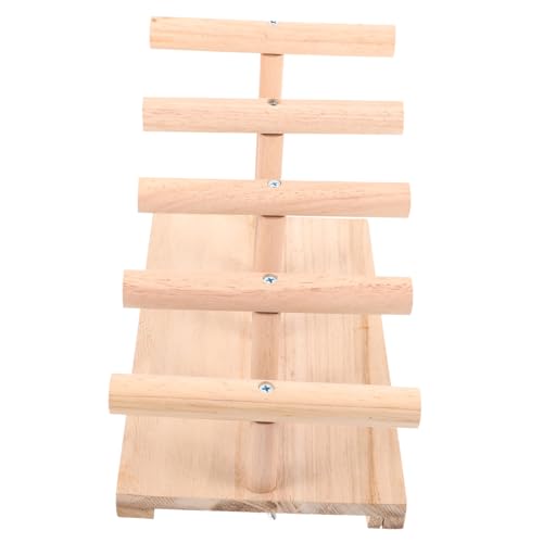 TOYANDONA Holz Vogel Training Stand für Papageien Tischvogel Sitzstange Kletterspielzeug für Wellensittiche und Andere für Training und Spielmöglichkeiten Naturfreundlich TOYANDONA Holz Vogel Training Stand für Papageien Tischvogel Sitzstange Kletterspielzeug für Wellensittiche und Andere für Training und Spielmöglichkeiten Naturfreundlich von TOYANDONA