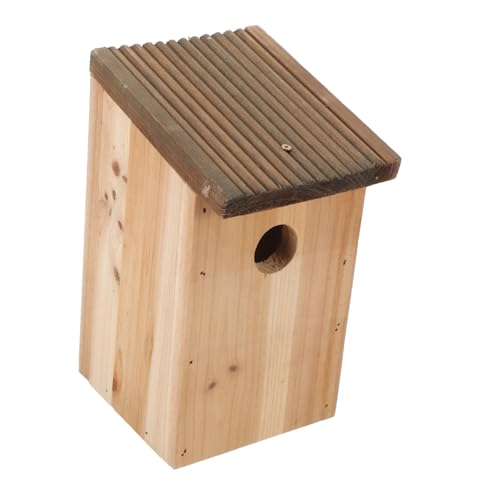 TOYANDONA Holz Vogelhaus für Garten Outdoor Nistkasten für Haustiere Dekoratives Vogelhaus für Terrasse TOYANDONA Holz Vogelhaus für Garten Outdoor Nistkasten für Haustiere Dekoratives Vogelhaus für Terrasse von TOYANDONA