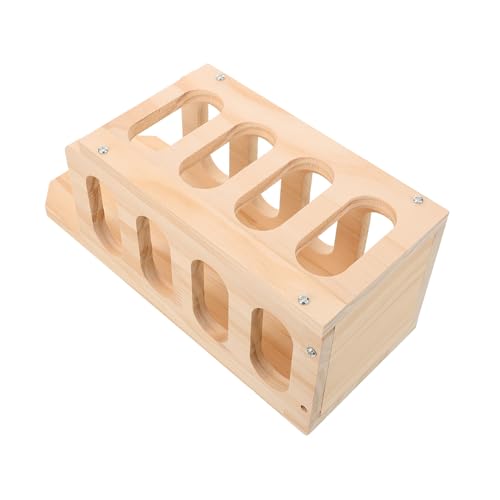 TOYANDONA Holzgras Futterstation für Kaninchen und Chinchillas Stabiles Großes Heuraufen mit Fixierbarem Grashalter Verschwendung Futterspender Langlebige Holznapf für Kleine Haustiere TOYANDONA Holzgras Futterstation für Kaninchen und Chinchillas Stabiles Großes Heuraufen mit Fixierbarem Grashalter Verschwendung Futterspender Langlebige Holznapf für Kleine Haustiere von TOYANDONA
