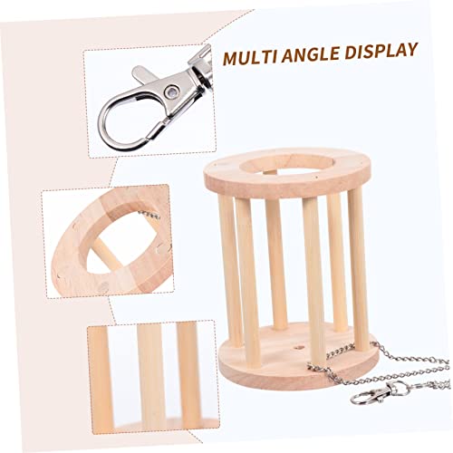 TOYANDONA Holzgras Rack Futterspender für Kleine Haustiere Hängender Heuraufe mit Kette Geeignet für Kaninchen Meerschweinchen Chinchillas Schützt Käfig vor Verschmutzung Langlebig und TOYANDONA Holzgras Rack Futterspender für Kleine Haustiere Hängender Heuraufe mit Kette Geeignet für Kaninchen Meerschweinchen Chinchillas Schützt Käfig vor Verschmutzung Langlebig und von TOYANDONA