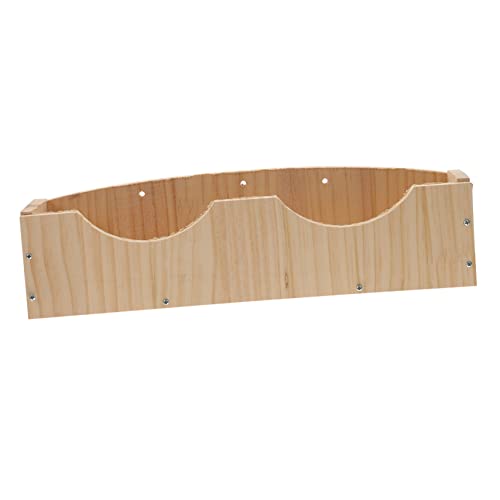 TOYANDONA Holzhängendes Heu Feeder für Meerschweinchen und Holz Langlebiges Design Einfacher Aufbau für Sauberes Füttern und Frisches Heu TOYANDONA Holzhängendes Heu Feeder für Meerschweinchen und Holz Langlebiges Design Einfacher Aufbau für Sauberes Füttern und Frisches Heu von TOYANDONA
