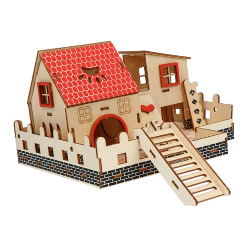 TOYANDONA Holzleiter Haustierspielzeug Hamster Kletterleiter aus Hochwertigem Holz für Kleine Nager mit Natürlichem Kletterspaß und Stressabbau Langlebiges Nestspielzeug für Zwerghamster TOYANDONA Holzleiter Haustierspielzeug Hamster Kletterleiter aus Hochwertigem Holz für Kleine Nager mit Natürlichem Kletterspaß und Stressabbau Langlebiges Nestspielzeug für Zwerghamster von TOYANDONA