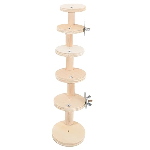 TOYANDONA Holzleiter für Kleintiere Stabiles Kletterspielzeug aus Langlebigem Holz Stufige Hamsterleiter für Meerschweinchen und Chinchillas Platzsparend Leicht zu Reinigen Fördert Bewegung TOYANDONA Holzleiter für Kleintiere Stabiles Kletterspielzeug aus Langlebigem Holz Stufige Hamsterleiter für Meerschweinchen und Chinchillas Platzsparend Leicht zu Reinigen Fördert Bewegung von TOYANDONA