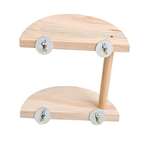 TOYANDONA Holzplattform Für Hamster Chinchilla Und Rennmäuse Plattform Für Käfige Sitzen Und Klettern Einfache Installation Mit Schrauben TOYANDONA Holzplattform Für Hamster Chinchilla Und Rennmäuse Plattform Für Käfige Sitzen Und Klettern Einfache Installation Mit Schrauben von TOYANDONA
