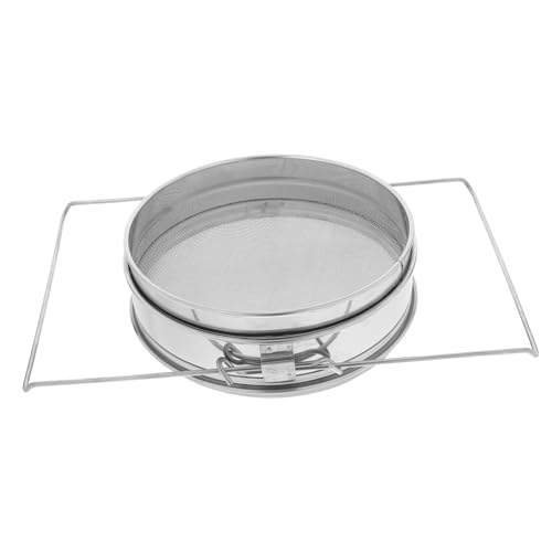 TOYANDONA Honigfilter Imkereiwerkzeuge Imkereibedarf Metallsieb Feinmaschiges Sieb Bienenzucht Netzsieb Großes Sieb Kochsieb Kegelsieb Silberfarbener Edelstahl von TOYANDONA
