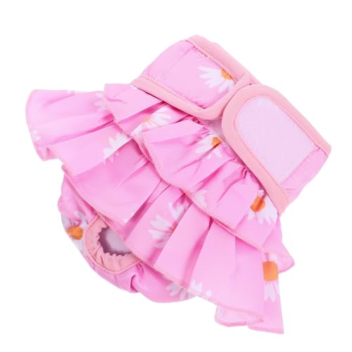 TOYANDONA Hündinnen Windelhose Waschbar Absorbierende Hundehose für Läufigkeit Wiederverwendbar und Atmungsaktiv für Gesunde Hygiene von TOYANDONA