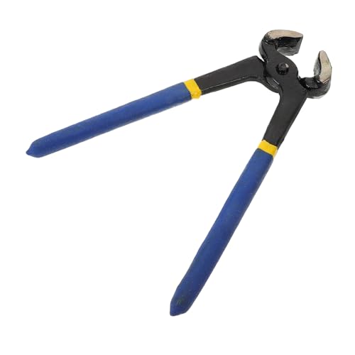TOYANDONA Hufpflegezange Trimmer Nagelzange für Pferde Hufschere knabbern Nipper trimmen Pferdehufschneider Hufschneidewerkzeug Rinderhufpflege Werkzeug Hufzange Hufeisenfeile Metall Blue von TOYANDONA