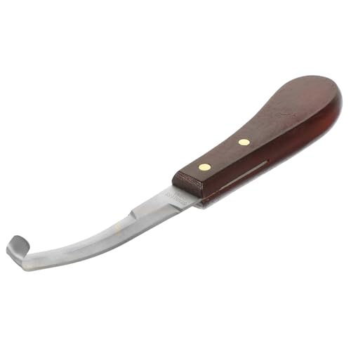 TOYANDONA Hufschneider für Pferde Ergonomisches Hufmesser mit Holzgriff Kompakt und Wiederverwendbar für Hufpflege im Alltag Robust und Langlebig TOYANDONA Hufschneider für Pferde Ergonomisches Hufmesser mit Holzgriff Kompakt und Wiederverwendbar für Hufpflege im Alltag Robust und Langlebig von TOYANDONA