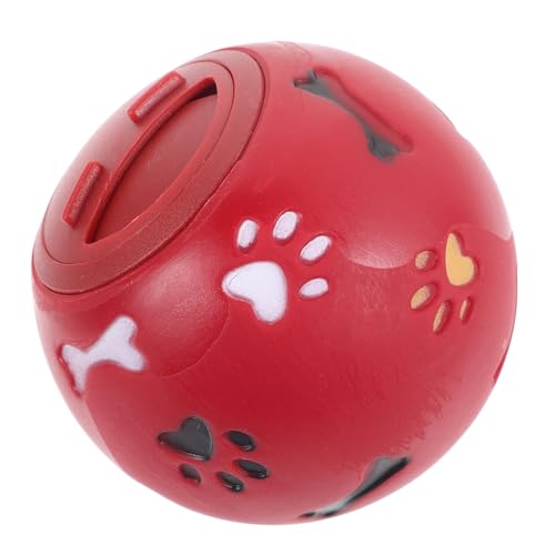 TOYANDONA Hund Spielzeugball aus Hochwertigem Material Undichtes Futterspielzeug für Hunde Klein und Rot Fördert Intelligenz und Macht das Fressen Spielerisch TOYANDONA Hund Spielzeugball aus Hochwertigem Material Undichtes Futterspielzeug für Hunde Klein und Rot Fördert Intelligenz und Macht das Fressen Spielerisch von TOYANDONA