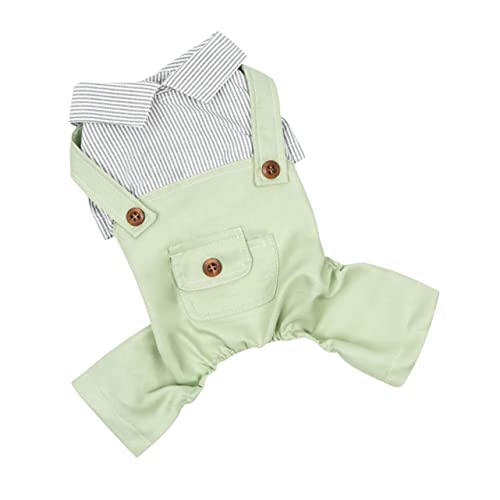 TOYANDONA Hunde-Overalls winzig für geschwollen Körperpflege tragen entzückende Kleidung Bequeme Welpenkleidung Frühlings-Hundebekleidung Kleine Hundesoutfits Polyester Green TOYANDONA Hunde-Overalls winzig für geschwollen Körperpflege tragen entzückende Kleidung Bequeme Welpenkleidung Frühlings-Hundebekleidung Kleine Hundesoutfits Polyester Green von TOYANDONA