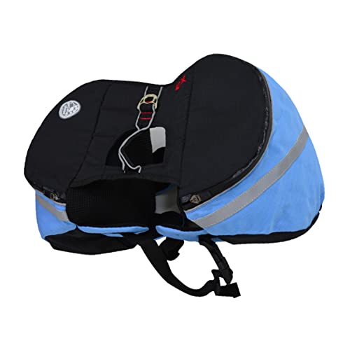 TOYANDONA Hunderucksack Zum Wandern Für Hunde Und Welpen Aus Robustem Oxford-Material Mit Haken Für Leine Und Seitentaschen Für Snacks Und Wasser von TOYANDONA