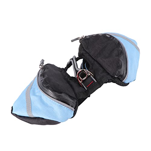 TOYANDONA Tragbarer Hundewander-Rucksack Für Kleine Hunde Atmungsaktiv Mit Leinenhaken Und Seitentaschen Für Snacks Und Zubehör Xs Blau von TOYANDONA