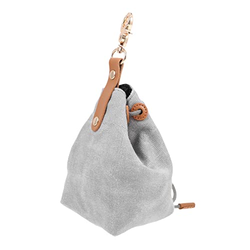 TOYANDONA Hundefutterspeicherbeutel Verschleißfester Leckerchenhalter Hundebehandlung Halter Snacktaschen Für Reisen Tasche Für Tierfutter Multifunktions-leckerli-Tasche Klein Grau Segeltuch TOYANDONA Hundefutterspeicherbeutel Verschleißfester Leckerchenhalter Hundebehandlung Halter Snacktaschen Für Reisen Tasche Für Tierfutter Multifunktions-leckerli-Tasche Klein Grau Segeltuch von TOYANDONA