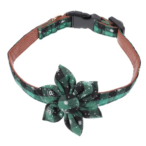 TOYANDONA Hundehalsband Weihnachtsdesign Für Katzen Und Kleine Dekoratives Haustierhalsband Mit Blumenmuster Für Partys Und Festliche Anlässe Farbenfrohes Design von TOYANDONA