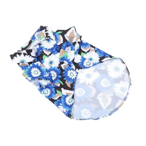 TOYANDONA Hundehemd Die Bluse Cooles Hundeshirt Haustierkleidung Sommerliche Hundebluse Sommerhemd Für Haustiere Pet-ärmelbekleidung Hundebekleidung Hundeshirt Bedrucken Welpenhemd Baumwolle von TOYANDONA