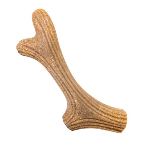 TOYANDONA Hundekauspielzeug für Welpen Langlebiges Kautoy Antler Form Interaktives für Zahnpflege für Kleine und Mittlere Fördert das Kauen und Langeweile TOYANDONA Hundekauspielzeug für Welpen Langlebiges Kautoy Antler Form Interaktives für Zahnpflege für Kleine und Mittlere Fördert das Kauen und Langeweile von TOYANDONA