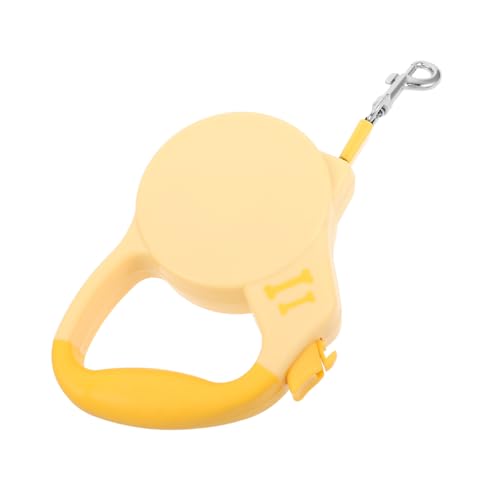 TOYANDONA Hundeleine Hundetraining Leine Haustierleine Kleine mittlere Leine Traktionslaufseil für Hunde Hundetraktionsseil einziehbares Hundeseil Anti-Schlupf-Griff Leine Kieselgel Yellow TOYANDONA Hundeleine Hundetraining Leine Haustierleine Kleine mittlere Leine Traktionslaufseil für Hunde Hundetraktionsseil einziehbares Hundeseil Anti-Schlupf-Griff Leine Kieselgel Yellow von TOYANDONA