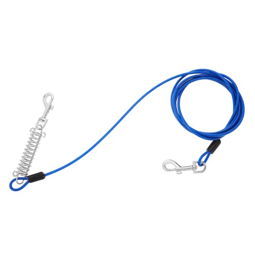 TOYANDONA Hundeleine Kleine Drehbare Schlüsselbänder Mit Karabinerhaken Robuste Schnalle Für Hunde Schuhdrehschnalle Einziehbarer Kragen Hundetaste Blue Kunststoffbeschichtetes Drahtseil TOYANDONA Hundeleine Kleine Drehbare Schlüsselbänder Mit Karabinerhaken Robuste Schnalle Für Hunde Schuhdrehschnalle Einziehbarer Kragen Hundetaste Blue Kunststoffbeschichtetes Drahtseil von TOYANDONA