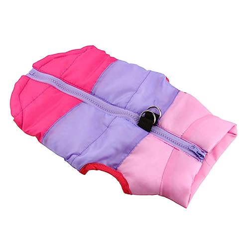 TOYANDONA Pet Dog Winter Vest Wasserdichtes Warmes Hundemantel Für Herbst Winter Rosy Für Und Sportliche Aktivitäten von TOYANDONA