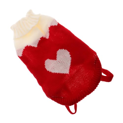 TOYANDONA Hundepullover, Katzenpullover, Kätzchen, Mädchen, Jungen, Haustier, Strick-Sweatshirt, Herz, Warmer Pullover, Urlaub, Winterkleidung Für Thanksgiving-Outfit TOYANDONA Hundepullover, Katzenpullover, Kätzchen, Mädchen, Jungen, Haustier, Strick-Sweatshirt, Herz, Warmer Pullover, Urlaub, Winterkleidung Für Thanksgiving-Outfit von TOYANDONA
