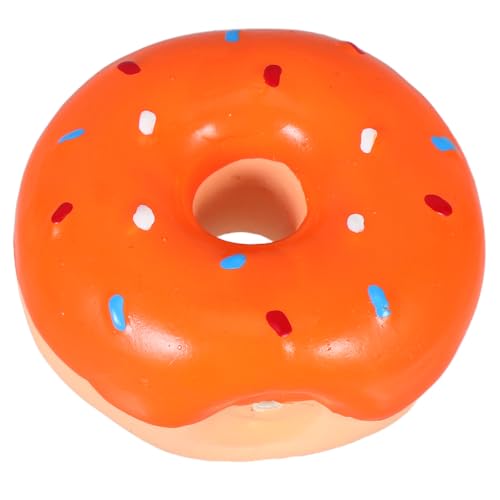 TOYANDONA Hundequietschendes aus Latex im Donut Design Interaktives Kau für Kleine Langlebig und Ansprechend für Welpen für Kauen und Zahnpflege TOYANDONA Hundequietschendes aus Latex im Donut Design Interaktives Kau für Kleine Langlebig und Ansprechend für Welpen für Kauen und Zahnpflege von TOYANDONA