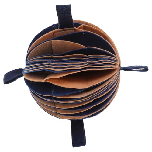 TOYANDONA Hundesnuffle Ball Buntes Interaktives Schnüffelspielzeug für Hunde Fördert Langsames Fressen Beschäftigungsspielzeug für Welpen und Große Hunde Futterversteck für Indoor Spielspaß von TOYANDONA