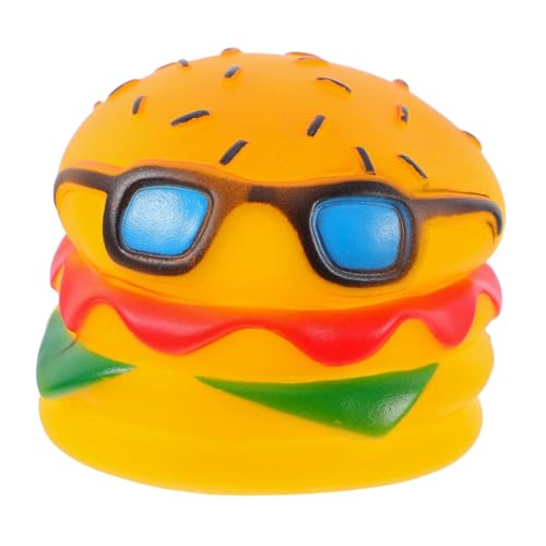 TOYANDONA Hundespielzeug klein mit Quietscher Interaktive Spielzeuge für Haustiere hundefutter Quietschendes Kauspielzeug für Hunde Weiches Welpenspielzeug Vinyl Yellow von TOYANDONA