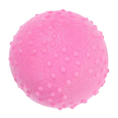 TOYANDONA Hundespielzeugball Interactive Dog Toys interaktiver hundeball Hundebissfestes Welpe Interaktives Hundespielzeug Ball für Hund lustige hundespielzeuge Gummi Rosy von TOYANDONA