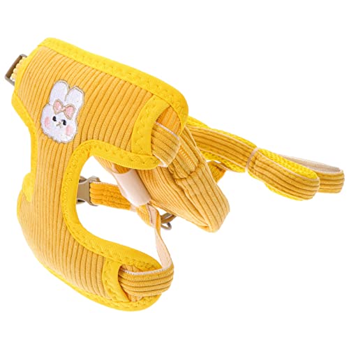 TOYANDONA Hundetragetasche mit Verstellbarem Geschirr Kleiner Hunderucksack für Outdoor Aktivitäten für Jogging und Training für Hunde bis Gelb TOYANDONA Hundetragetasche mit Verstellbarem Geschirr Kleiner Hunderucksack für Outdoor Aktivitäten für Jogging und Training für Hunde bis Gelb von TOYANDONA