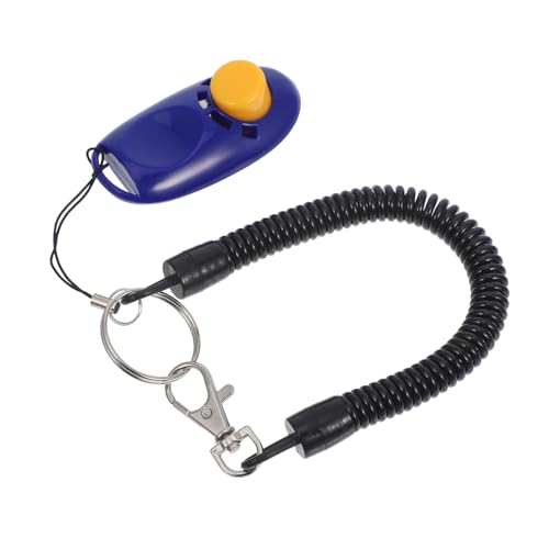 TOYANDONA Hundetrainings Clicker mit Handschlaufe Mehrere Tonoptionen für Effektives Verhaltenstraining bei Hunden Katzen und Langlebig und Kompatibel mit von TOYANDONA