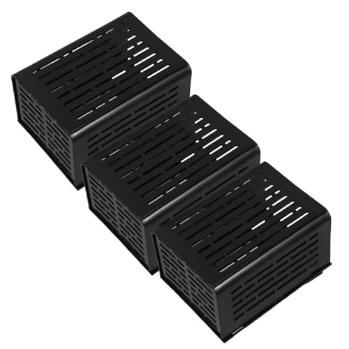 TOYANDONA Hydroponischer Pflanzkorb Fischbecken Pflanzen Anlage Wasserpflanzenbecher Hängend Aquaponik Wachsendes Aquarium Aquarium-wasserpflanzentopf Halter Dekoration Live Plastik Black von TOYANDONA