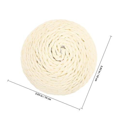TOYANDONA Interaktiver Katzenspielball aus Sisal Großes Kratzfestes Kauspielzeug mit Geräuschfunktion Selbstbeschäftigendes für Kätzchen und Wohnungskatzen Fördert Bewegung und Stressabbau TOYANDONA Interaktiver Katzenspielball aus Sisal Großes Kratzfestes Kauspielzeug mit Geräuschfunktion Selbstbeschäftigendes für Kätzchen und Wohnungskatzen Fördert Bewegung und Stressabbau von TOYANDONA