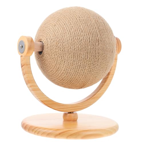 TOYANDONA Interaktives Katzenkratzspielzeug Sisal Kratzball für Kätzchen Langlebiges Tragbares Katzenspielzeug zur Krallenpflege Fördert und Training für Indoor Nutzung TOYANDONA Interaktives Katzenkratzspielzeug Sisal Kratzball für Kätzchen Langlebiges Tragbares Katzenspielzeug zur Krallenpflege Fördert und Training für Indoor Nutzung von TOYANDONA