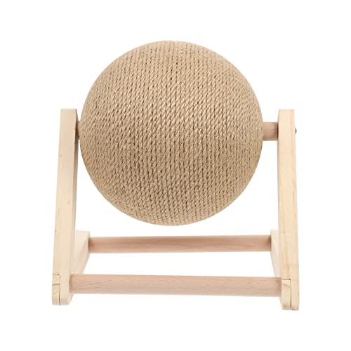 TOYANDONA Interaktives Katzenspielzeug Kratzkugel aus und Kratzspielzeug für Katzen Vielseitig Einsetzbar zur Beschäftigung und Krallenpflege Khaki TOYANDONA Interaktives Katzenspielzeug Kratzkugel aus und Kratzspielzeug für Katzen Vielseitig Einsetzbar zur Beschäftigung und Krallenpflege Khaki von TOYANDONA